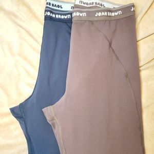 2 pair m-l Joah Brown designer leggings